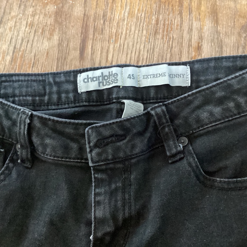 Charlotte Russe black skinny jeans